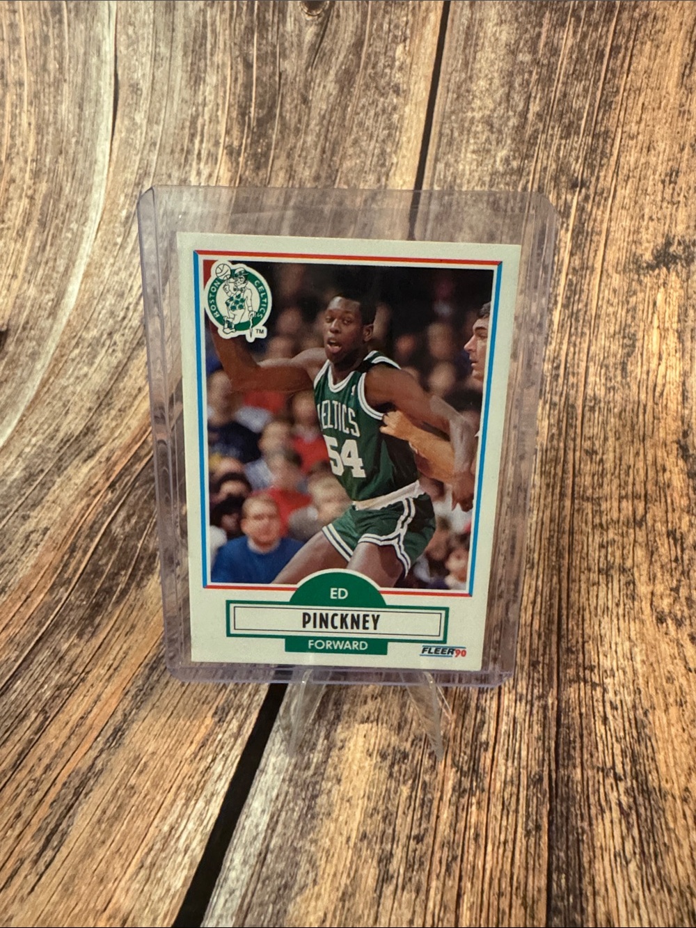VTG Fleer '90 Edward Lewis Pinckney #15 Basketball Trading Card Item #ME838